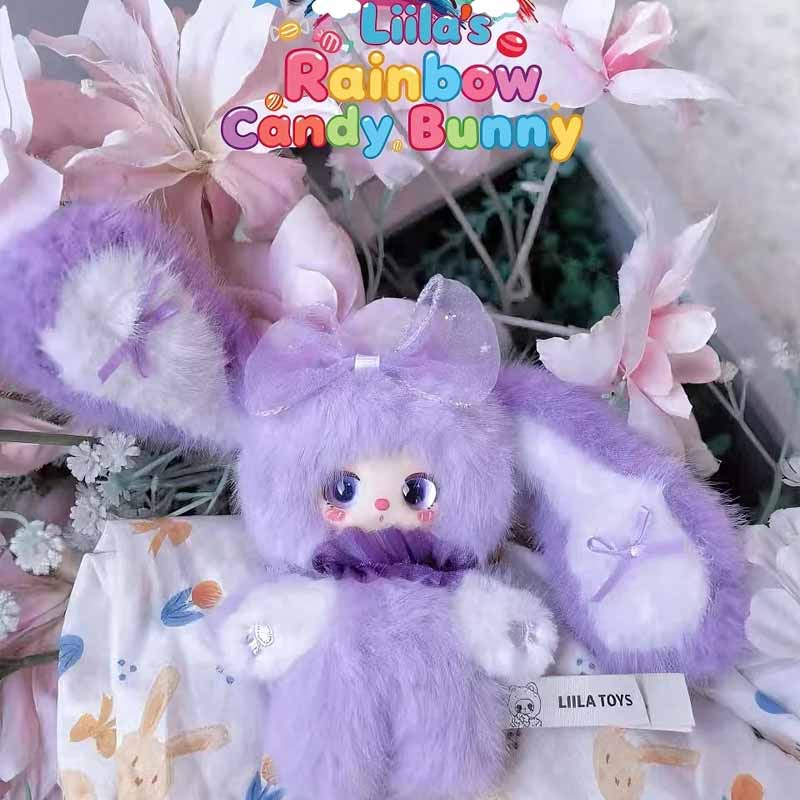 Baby Products Gift Set - Baby Three Liila Rainbow Candy Bunny
