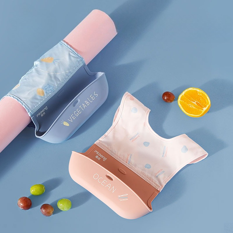 Silicone Baby Bibs - Bavaglino impermeabile per bambini Bavaglini per