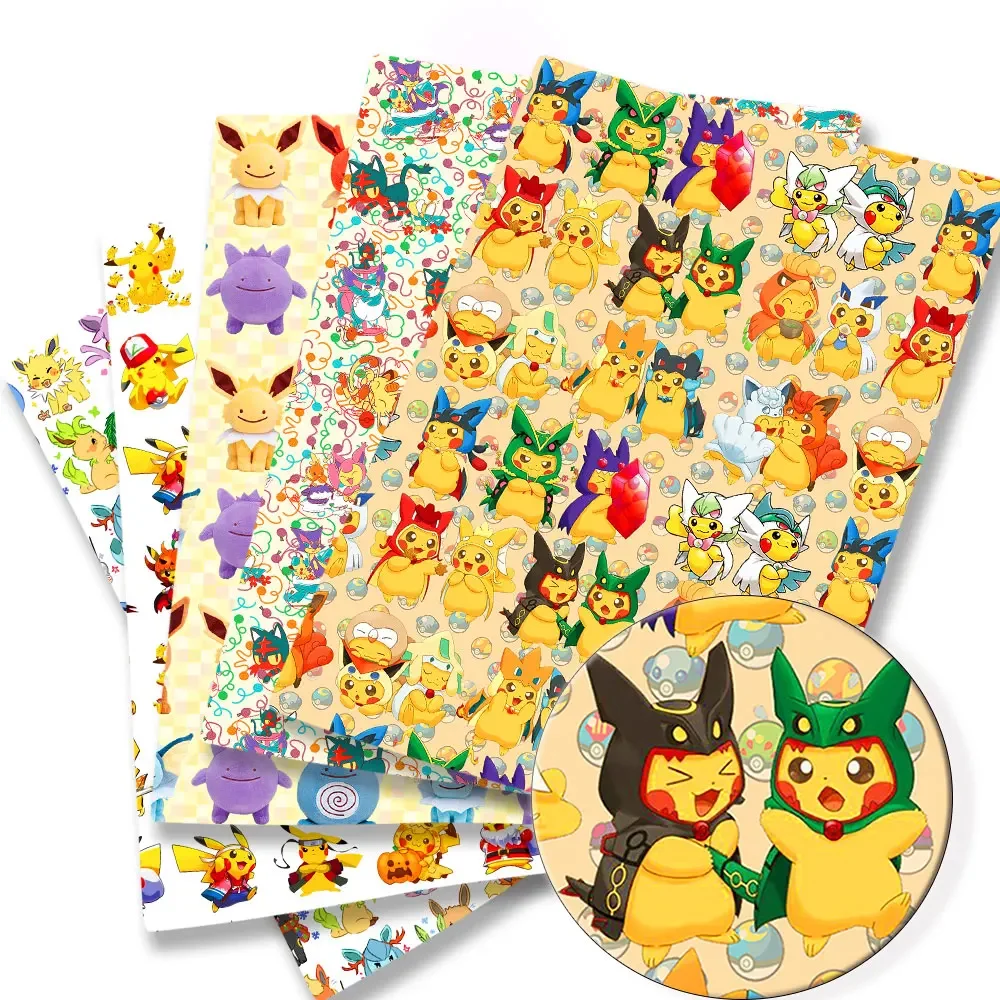 Baby Products Japan - Pokemon Cartoon Fabric140 * 50cm cucito