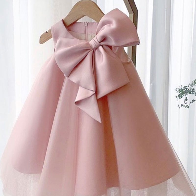 Baby Products For Summer - Summer Big Bow Baby Girl Dress