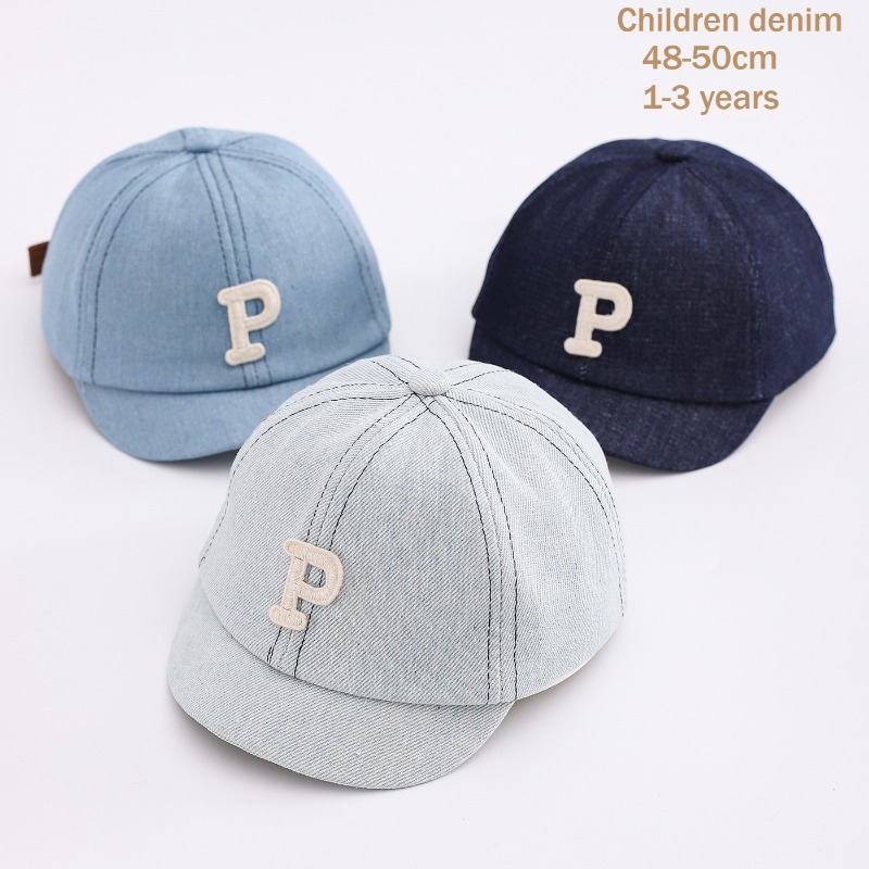 Baby Products For Summer - Cappellino da Baseball in Denim per
