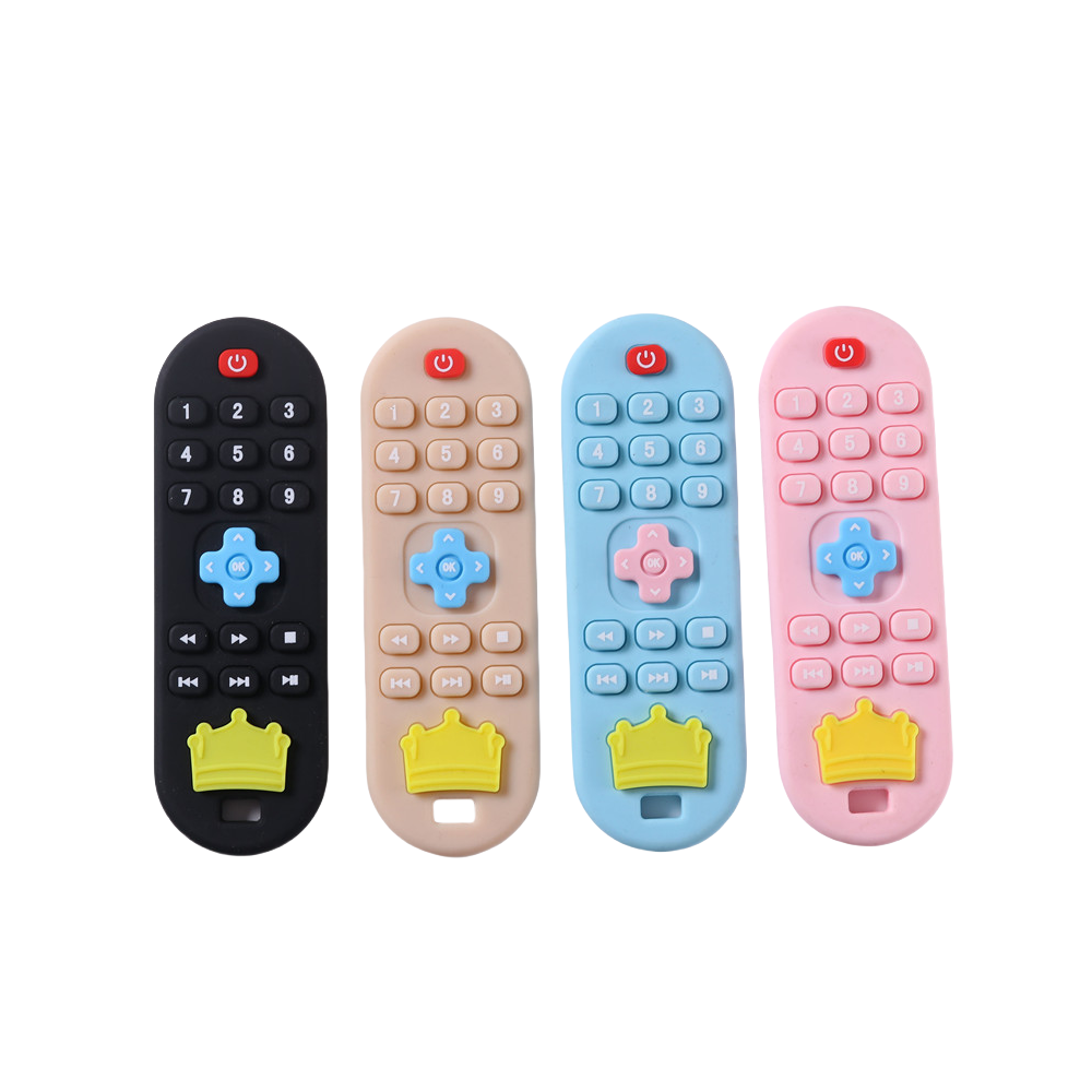 Baby Products Natural - Massaggiagengive giocattolo telecomandato in silicone per
