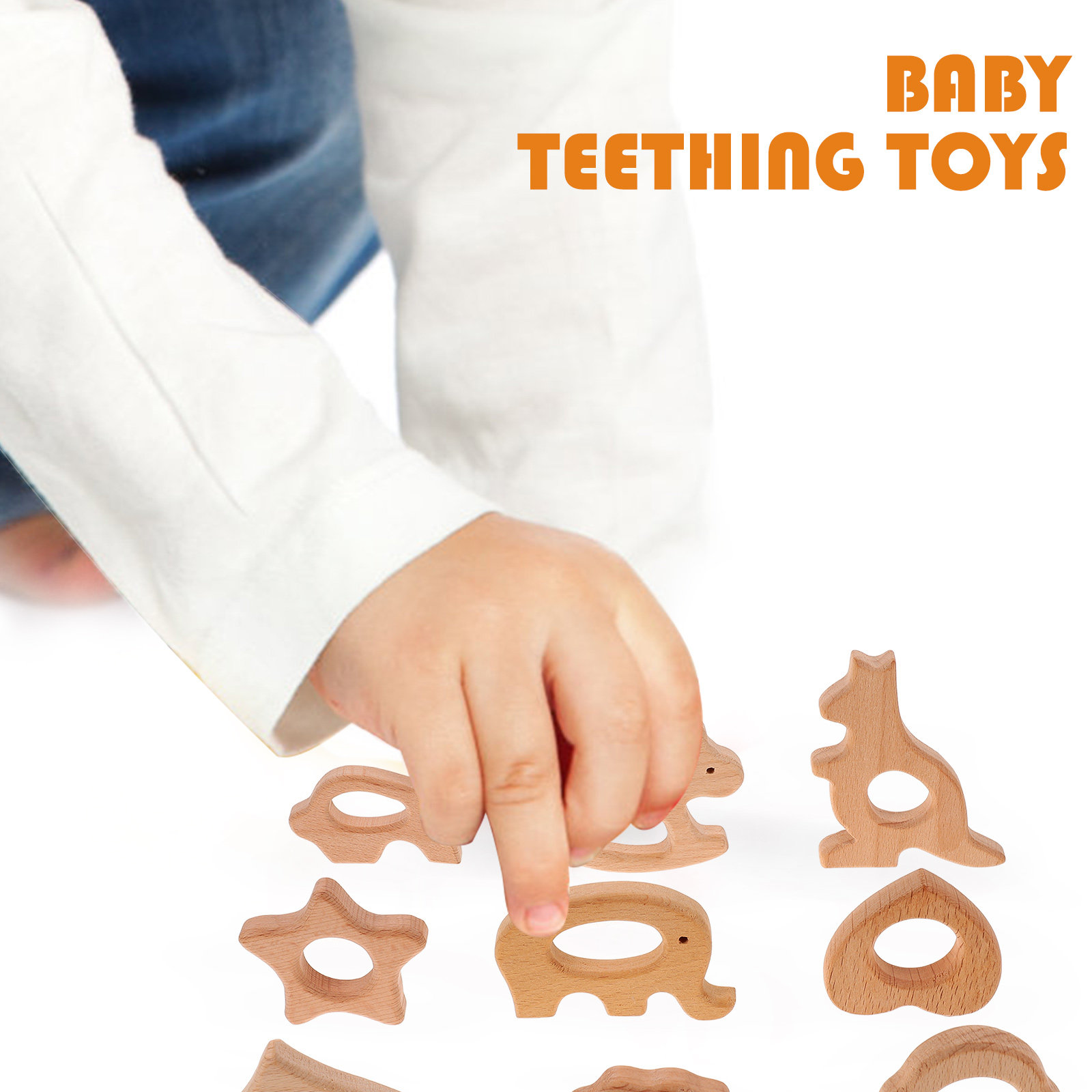 9 Pezzi in Legno di Faggio Nat - Baby Products Natural recensione e prezzo