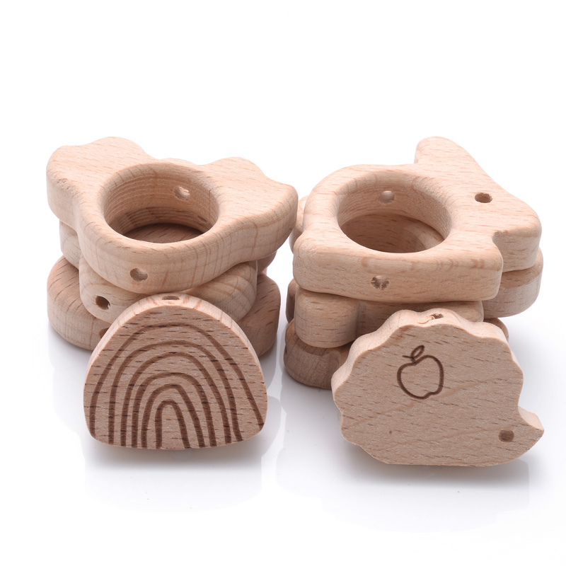 10 pz Perline di Legno di Fagg - Baby Products Natural recensione e prezzo