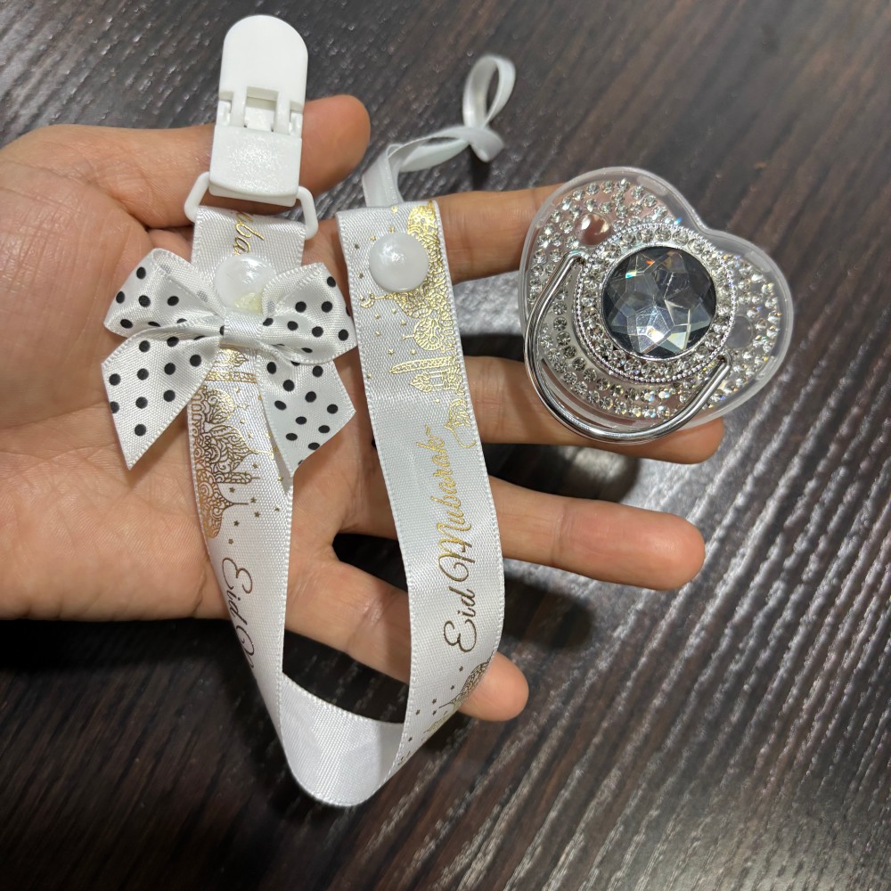 Ciuccio e Portaciuccio Dorati  - Baby Products Gift Set recensione e prezzo