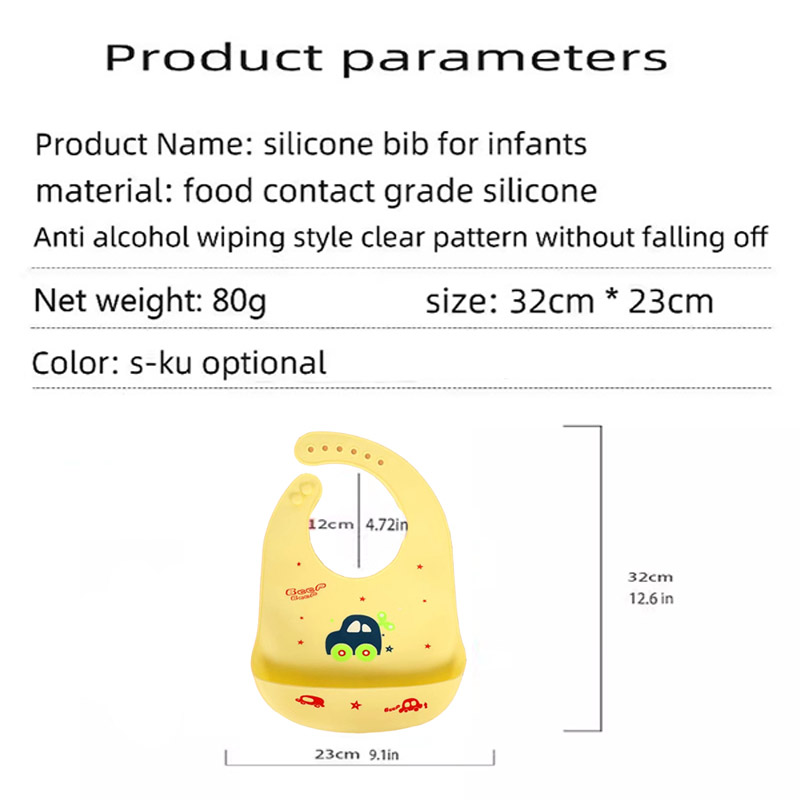 Bavaglino in silicone per l'al - Silicone Baby Bibs recensione e prezzo