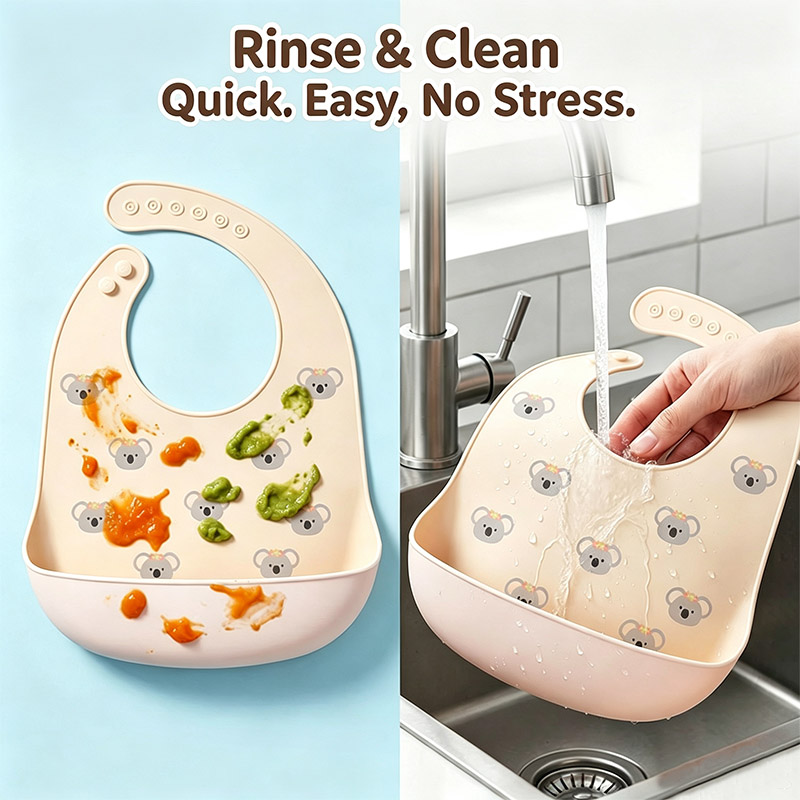 Bavaglino in silicone per l'al - Silicone Baby Bibs recensione e prezzo