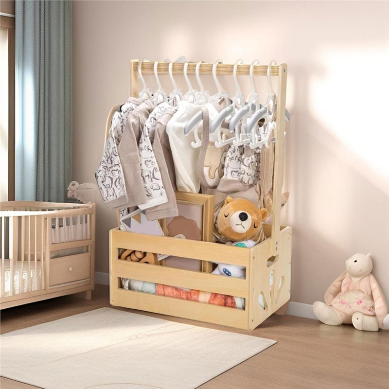 Cesto Regalo in Legno A25F per - Baby Products Gift Hamper recensione e prezzo