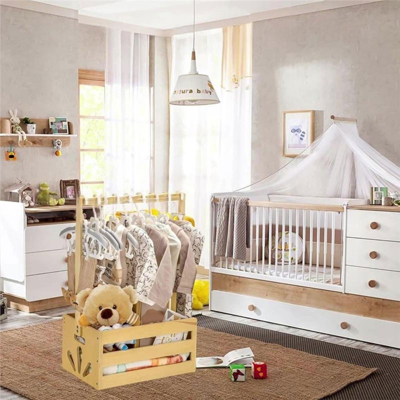 Cesto Regalo in Legno A25F per - Baby Products Gift Hamper recensione e prezzo