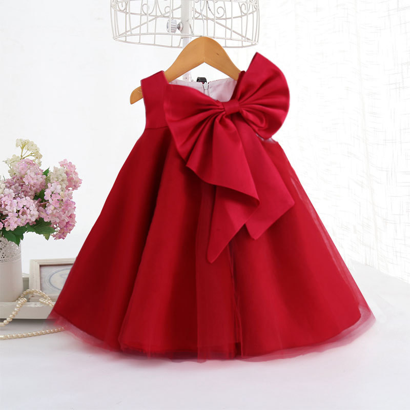 Summer Big Bow Baby Girl Dress - Baby Products For Summer recensione e prezzo