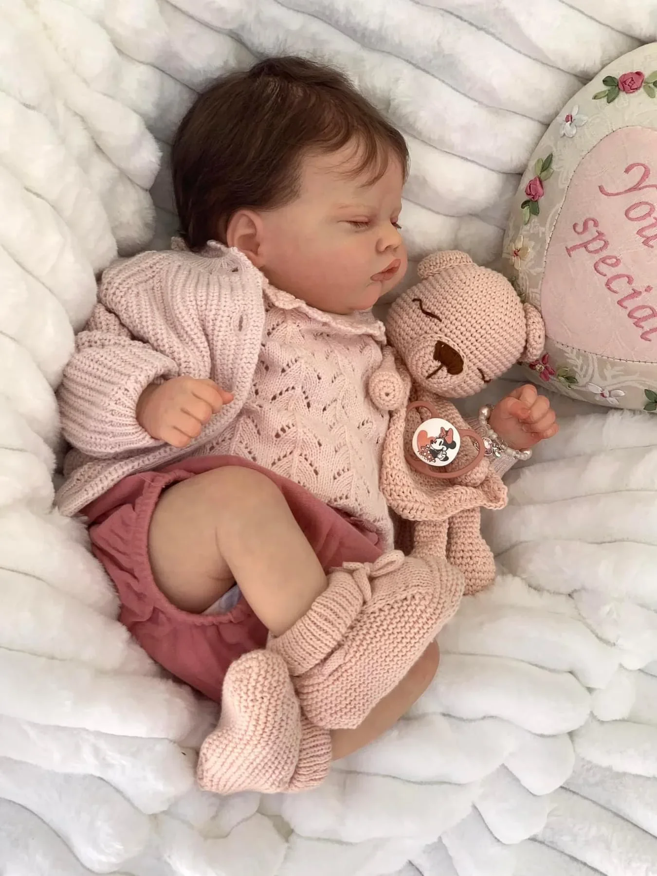 NPK 19 ''Fatto a mano 3D Pelle - Baby Products Pictures recensione e prezzo
