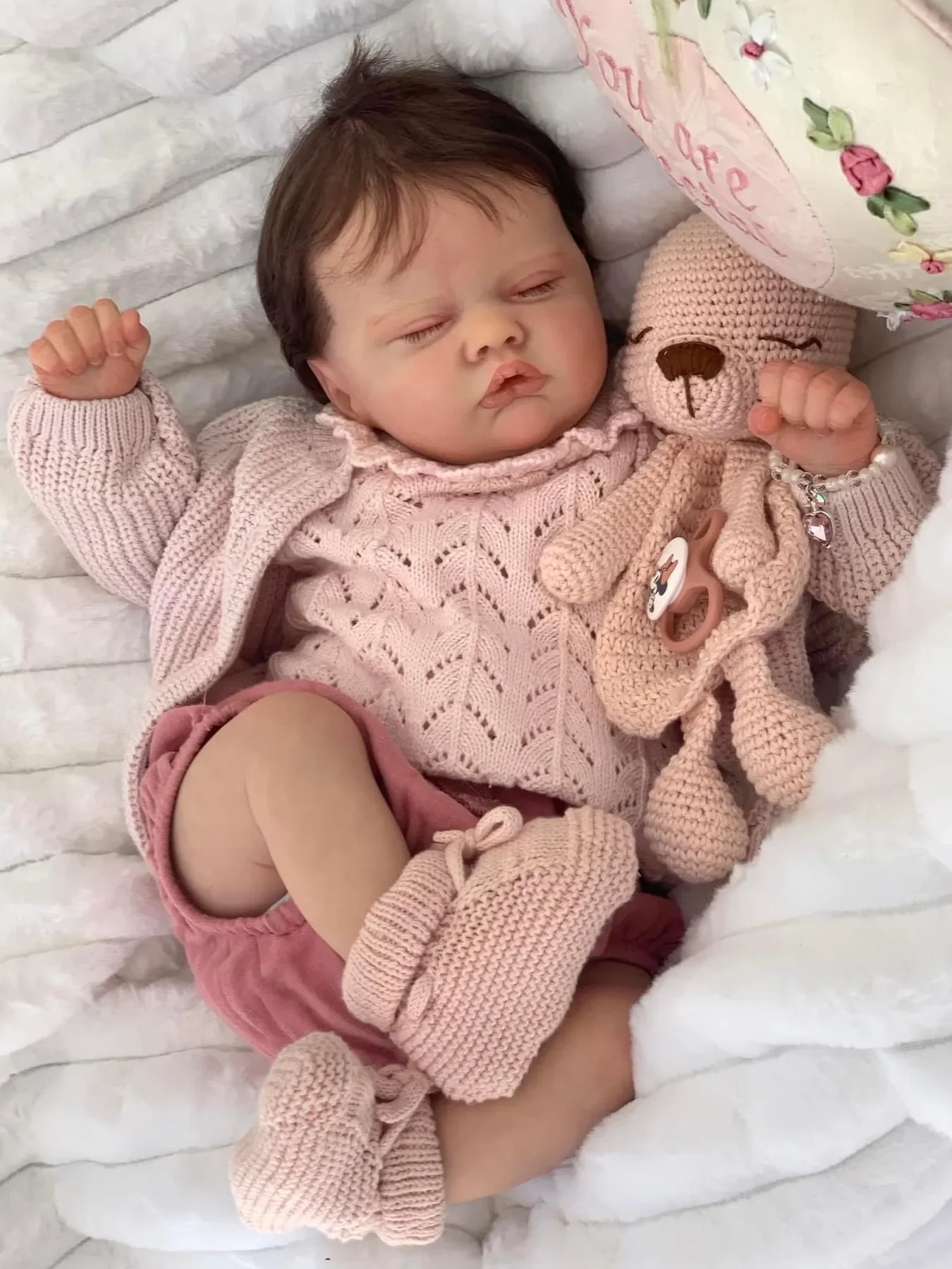 NPK 19 ''Fatto a mano 3D Pelle - Baby Products Pictures recensione e prezzo