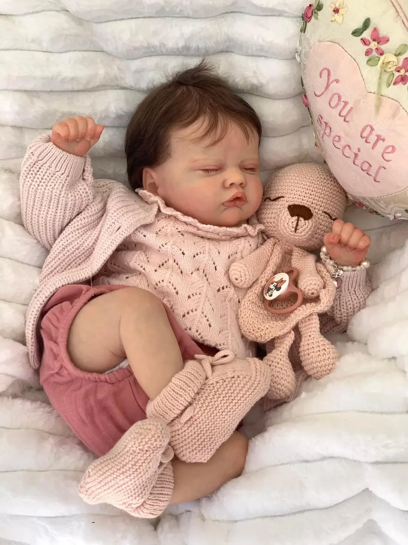 NPK 19 ''Fatto a mano 3D Pelle - Baby Products Pictures recensione e prezzo