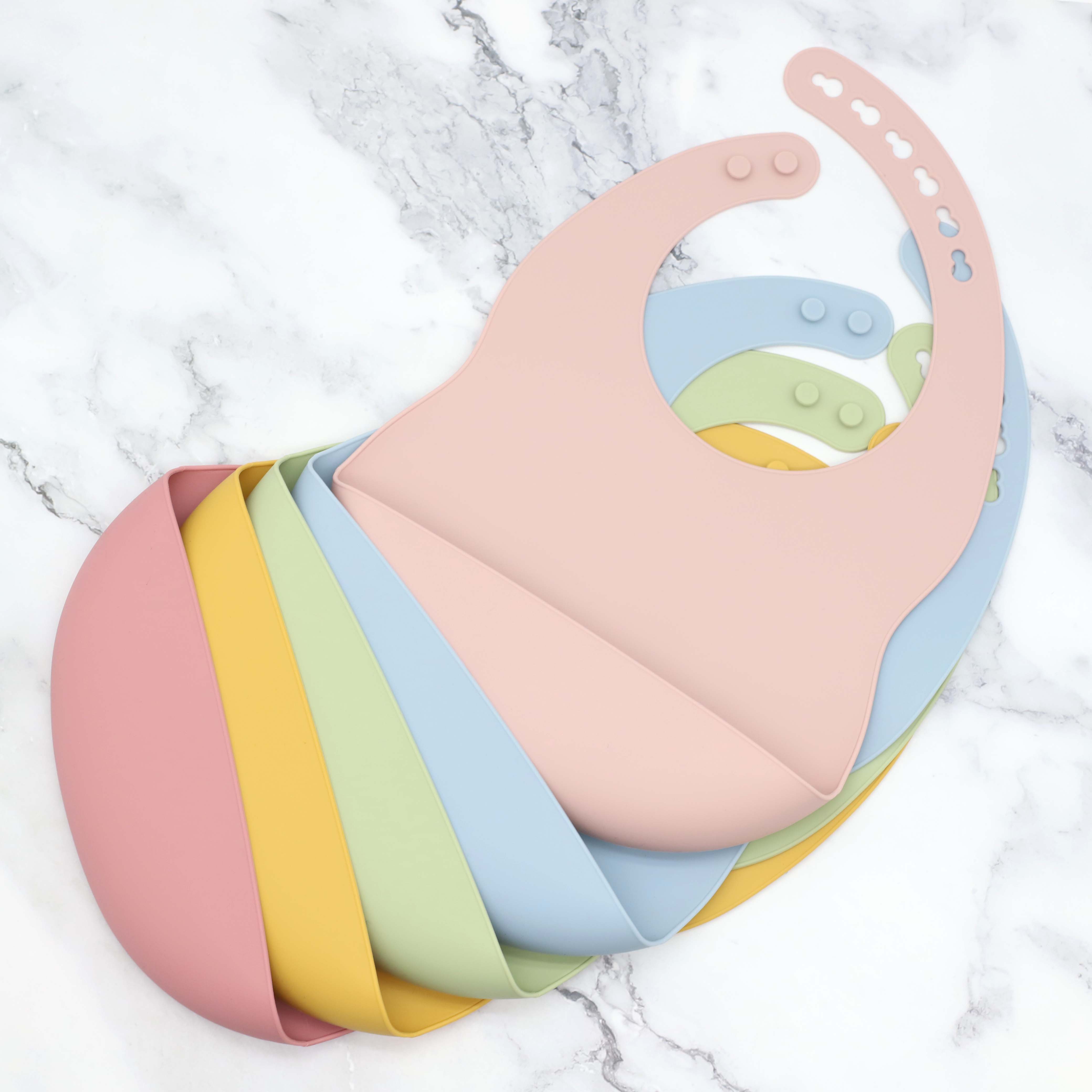 Nuovo bavaglino in silicone pe - Silicone Baby Bibs recensione e prezzo