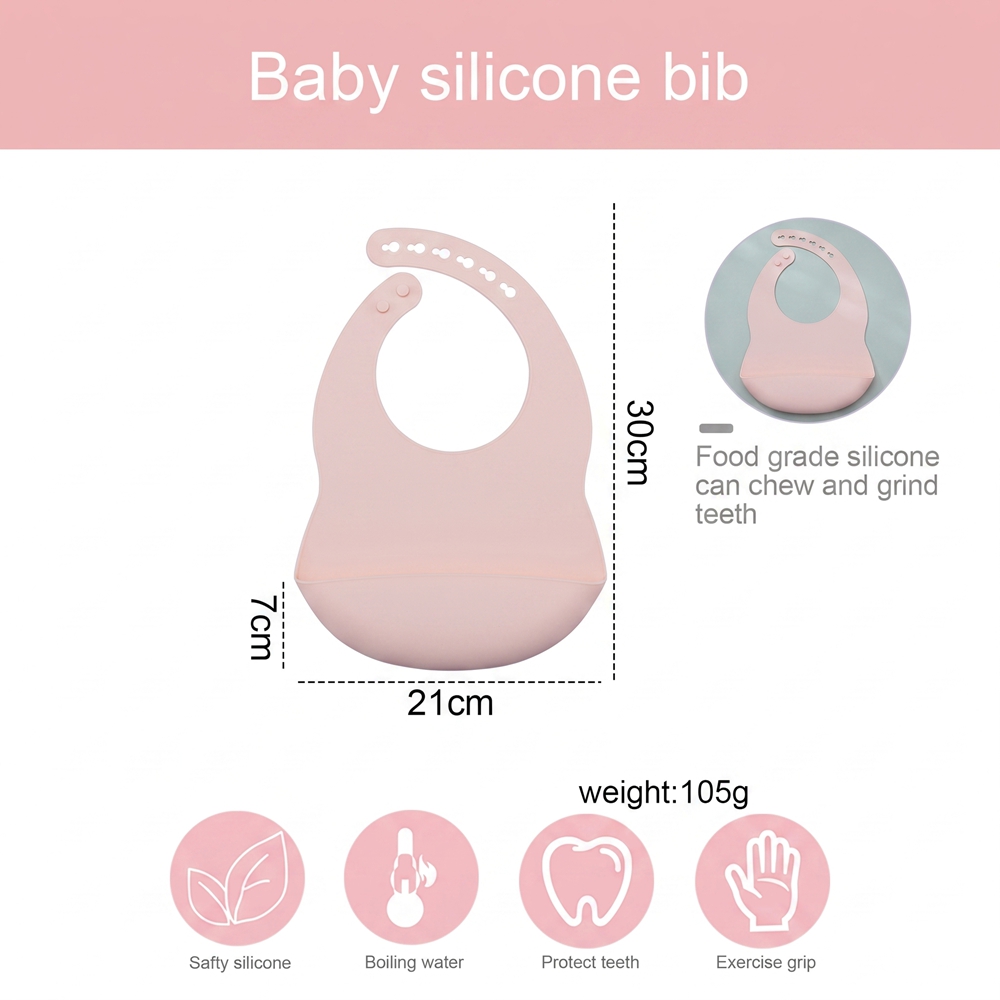 Bavaglino Regolabile in Silico - Silicone Baby Bibs recensione e prezzo